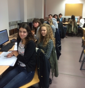 French pupils starting working on our project