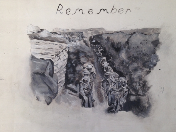 Battle of the Somme life loss prompts young artist